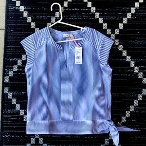 NEW Vineyard Vines Grier Stripe Side Tie Top S6
